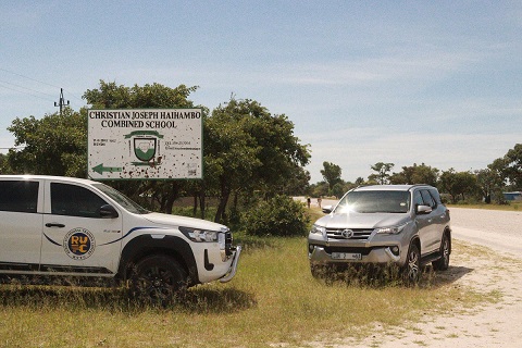 RVTC DONATES AGRI ITEMS TO CJH COMBINED SCHOOL